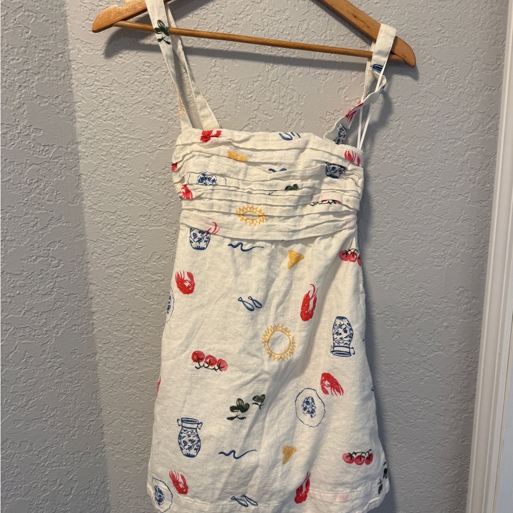 Abercrombie Sundress with Nautical & Fruit Print